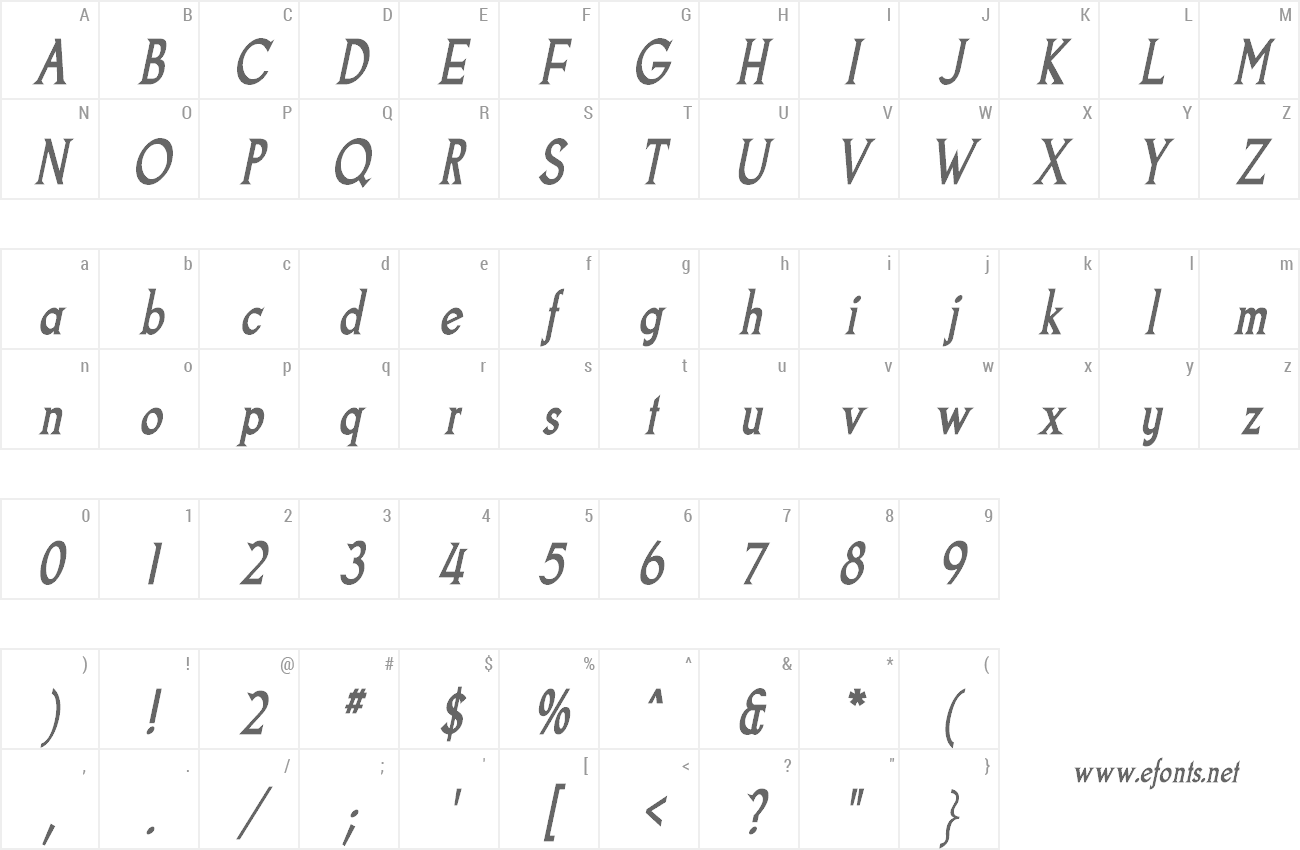 Font Goodfish preview